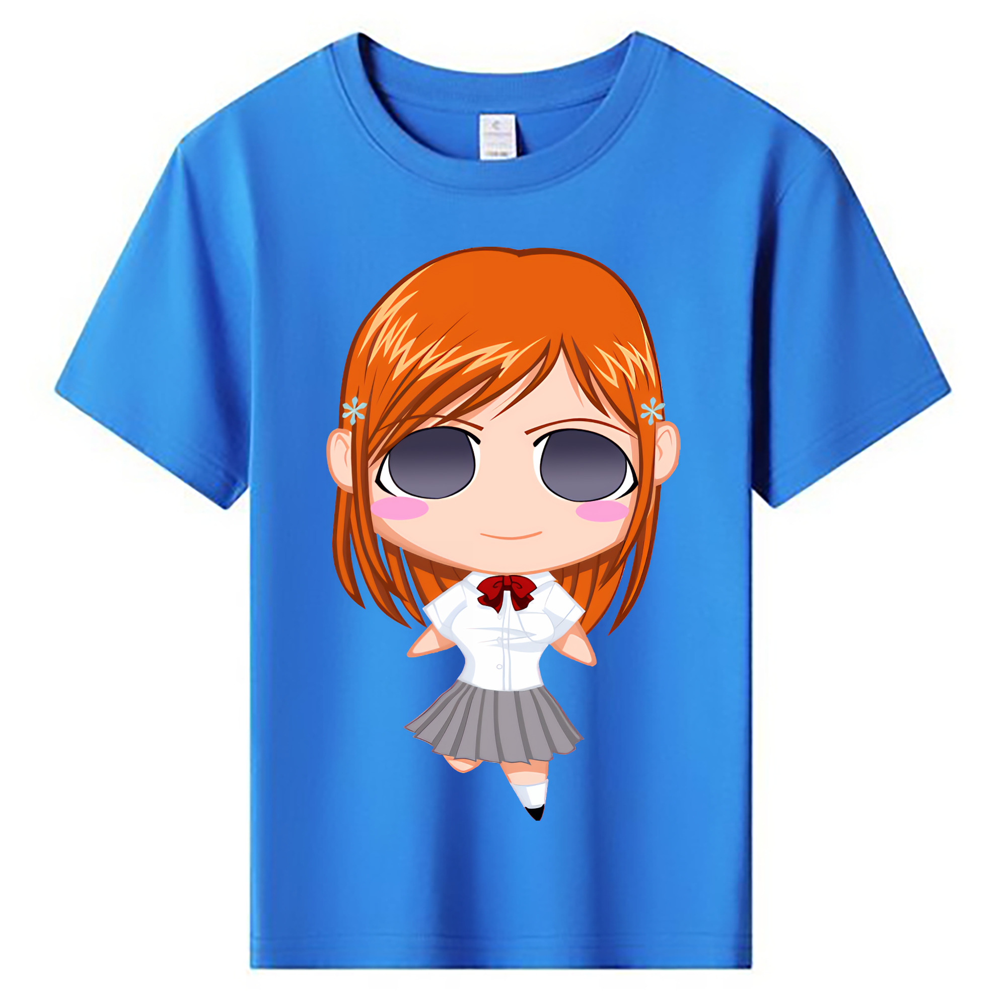 （画像用） ブリーチ 井上織姫（いのうえおりひめ） BLEACH Inoue Orihime 綿100％キッズTシャツ（フロントプリント）